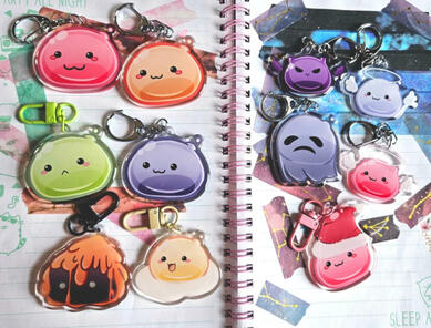 keychains and charms